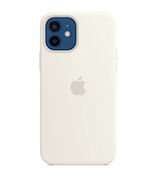 Apple Silikone-etui med MagSafe til iPhone 12 Mini – hvid